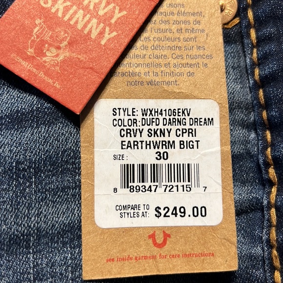 True Religion capri’s - Brand New With Tags - Picture 2 of 8